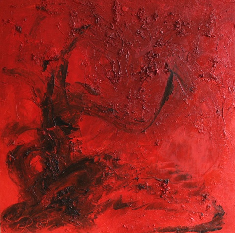 Der Abgeher | Öl auf Hartfaser | 60 x 60 cm | 2009