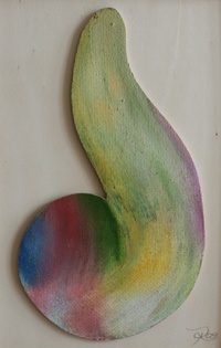 Freudenträne | Öl auf Hartfaser | 25 x 14 cm | 2009