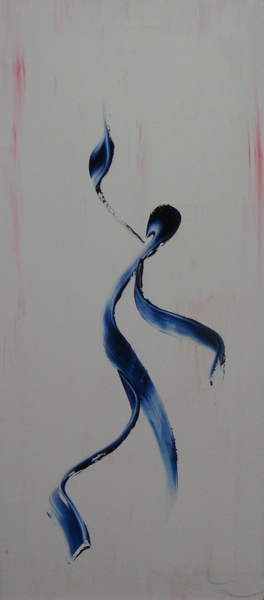 Tanzen macht frei | Öl auf Leinwand | 45 x 100 cm | 2009 